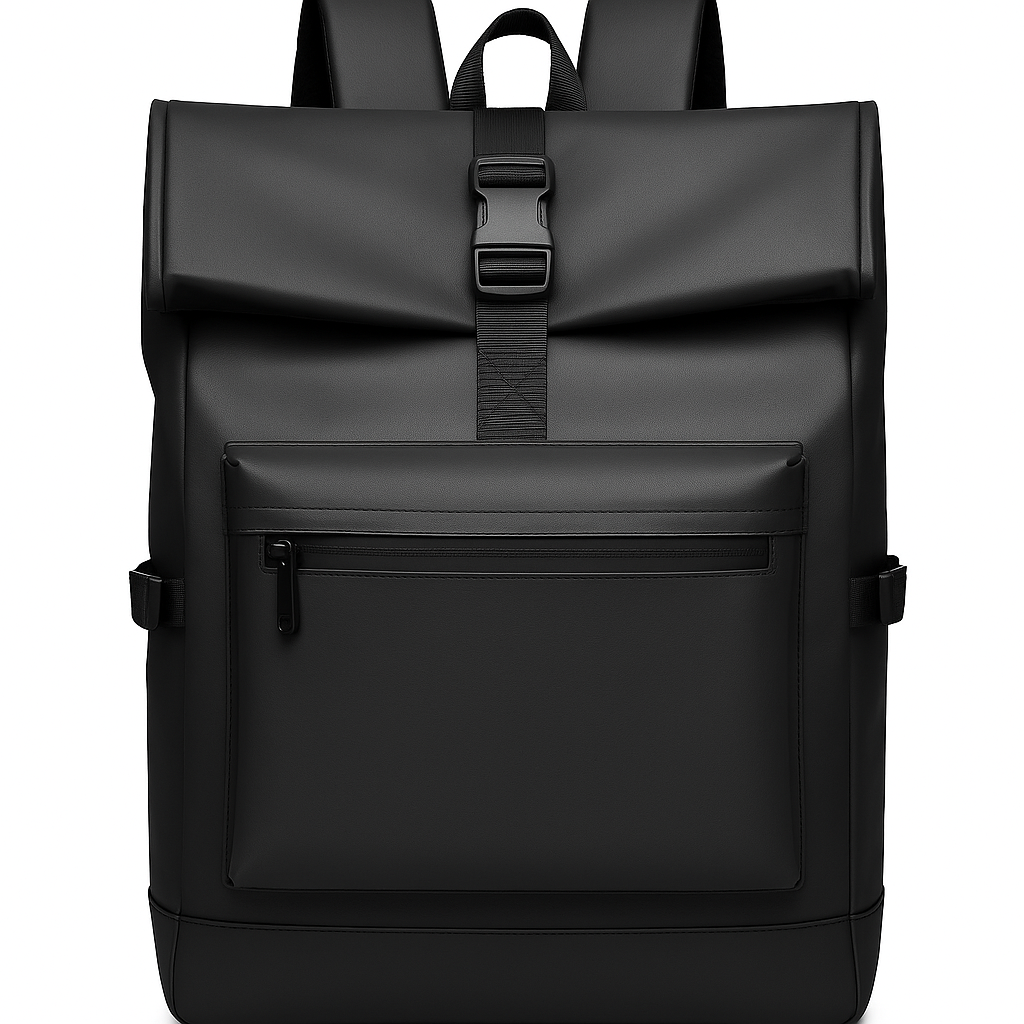 zaino nero minimal
