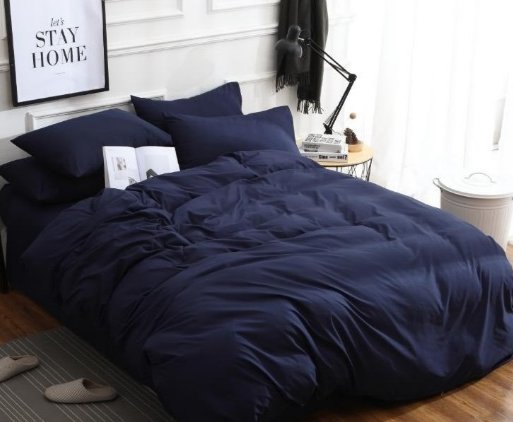 blu notte completo letto