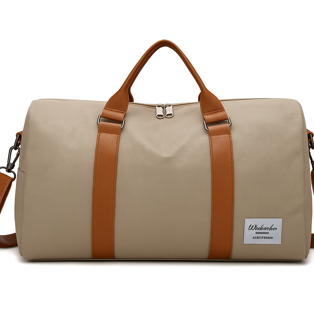 borsone beige viaggio