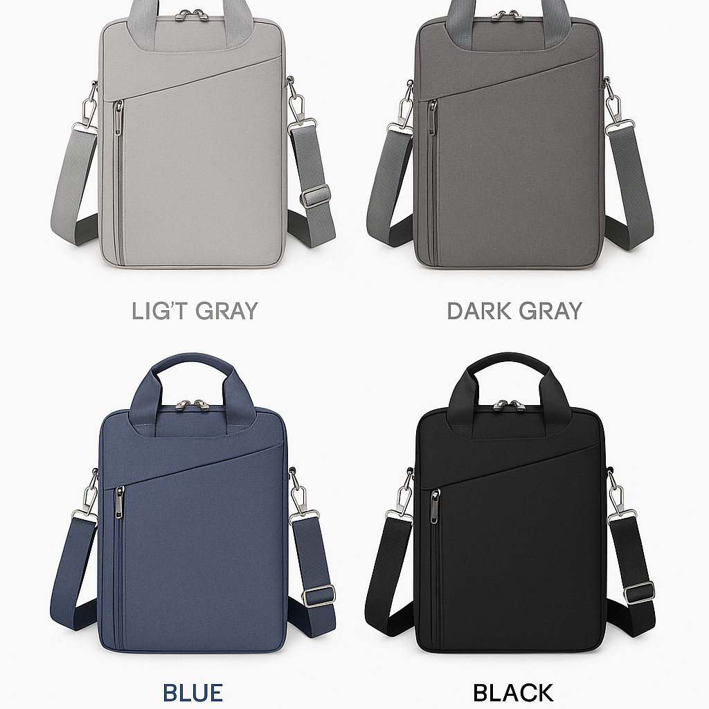 Borsa Porta Laptop in Nylon – Eleganza Minimal e Massima Protezione