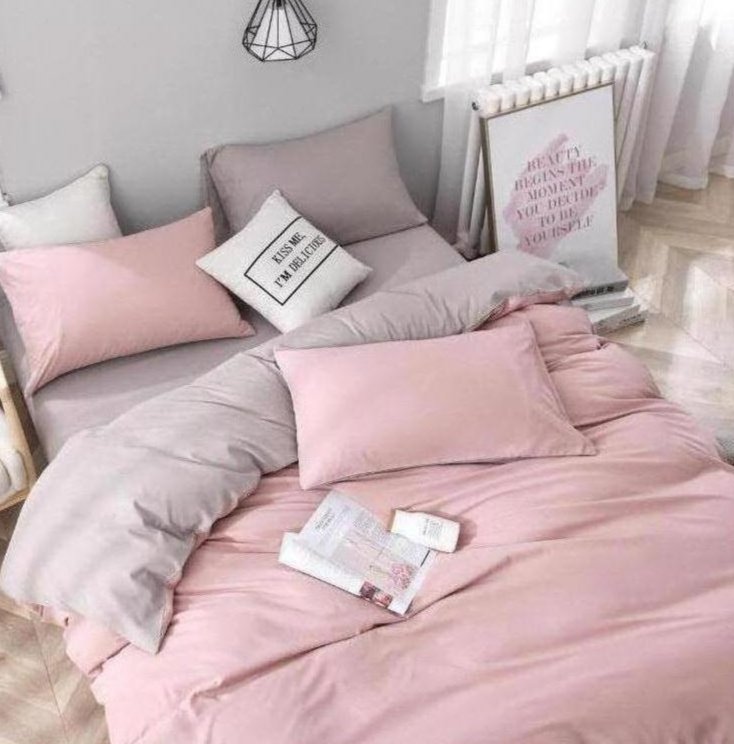 completo rosa e lilla
