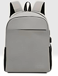 Zaino in Tessuto Oxford 006  - Grigio