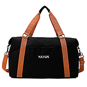 5010 nero borsa manici in cuoio