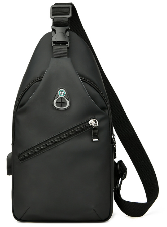 Zaino monospalla elegante con zip gilbis