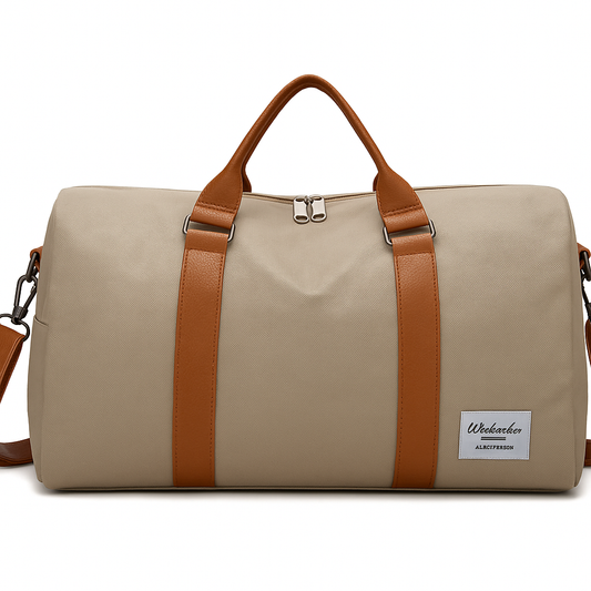 borsone beige  viaggio
