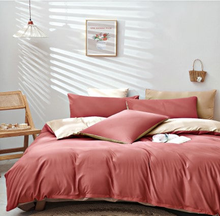 set biancheria letto rosa antic